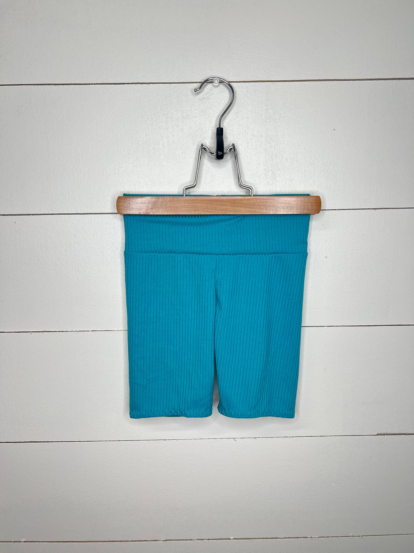 Turquoise Bike Shorts
