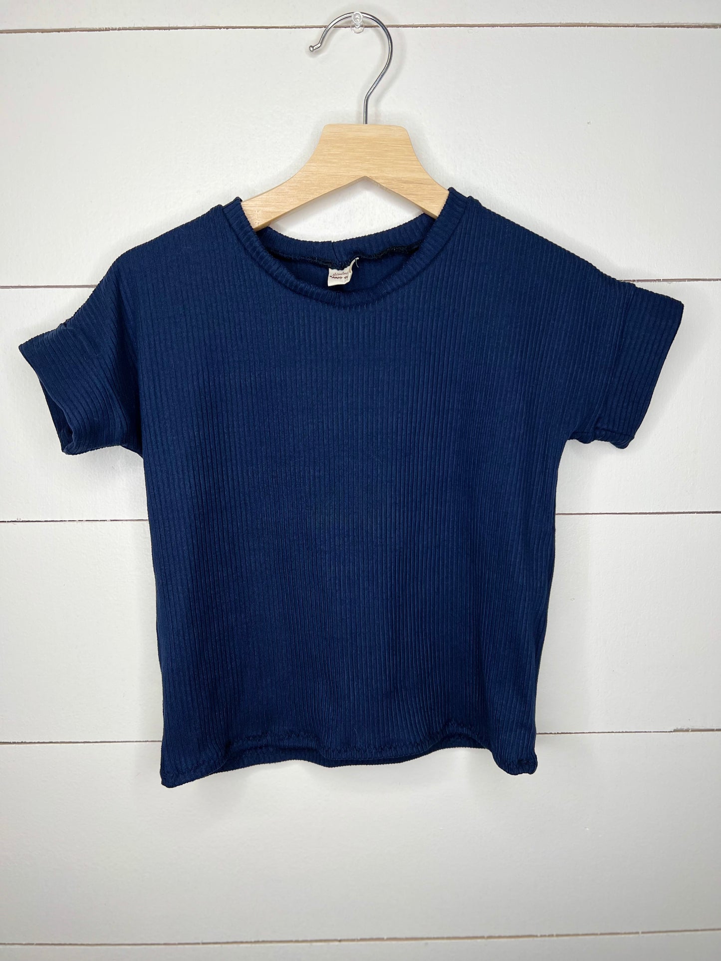 Navy boxy-T